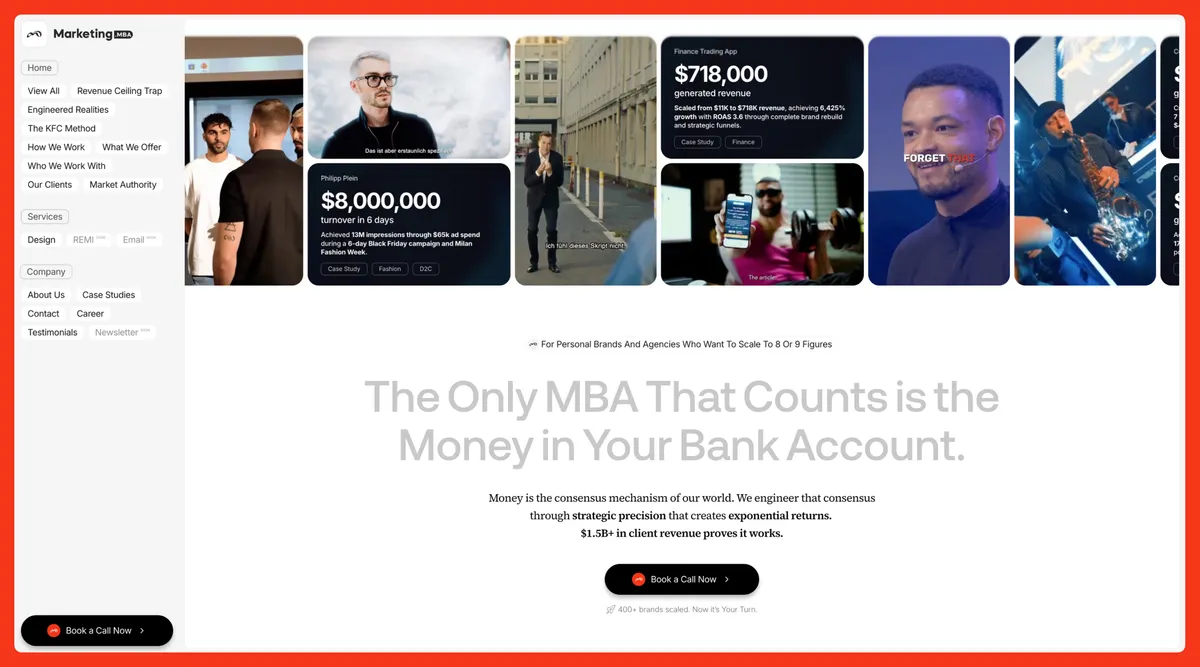 Marketing MBA — creator economy education platform