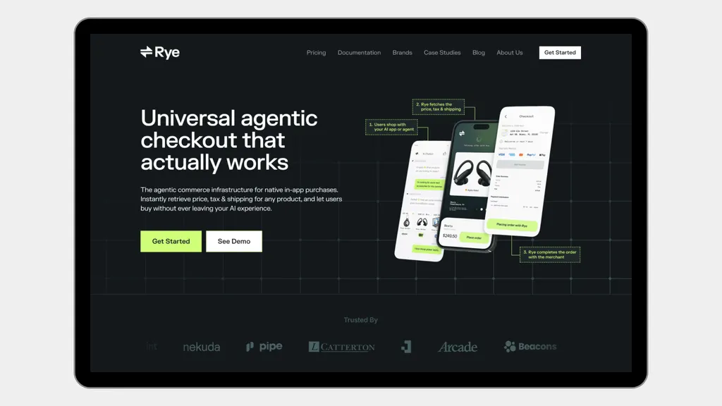 Rye — Universal Checkout API for agentic commerce